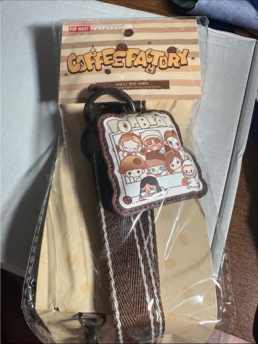 Pop Mart Coffee Factory Lanyard Pop Bean